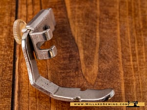 Zipper Foot, Adjustable for Singer Slant Needle Sewing Machines