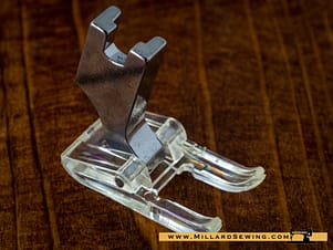 Applique Foot (Clear Open Toe) for Slant Needle Sewing Machine