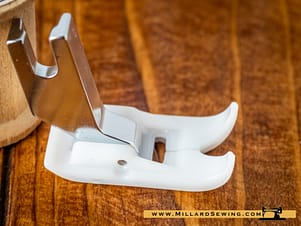 Zig Zag Foot, Teflon/ Non-Stick For SingerSlant Needle Sewing Machines