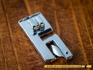 Hemmer Foot for Snap On Slant Needle Sewing Machine