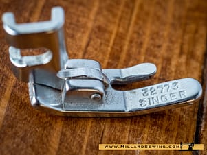 Straight Stitch Foot By Singer for Low Shank/Vertical Needle Sewing Machine, Simanco #32773