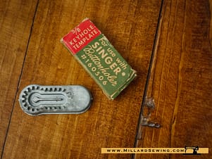 Buttonholer Template, 5/8" Keyhole