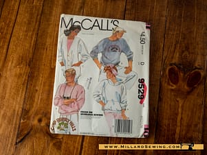 McCall's 9529 Women's Misses 80s Vintage Sewing Pattern sz Medium bust 36" - 38"