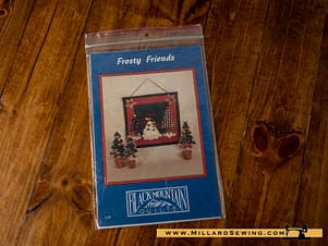 Wall Hanging Pattern, Frosty Friends by Black Mountain Quilts