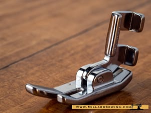 Straight Stitch Foot (Left Needle Position) For Low Shank Sewing Machine