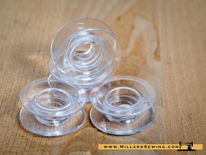 Bobbin, Plastic For Husqvarna Viking Sewing Machines (Concave)