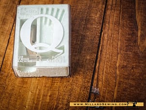 Satin Stitch Q Foot (plastic) for Kenmore Super High Shank Sewing Machine