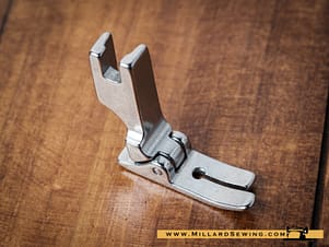 Straight Stitch Hinged Foot for High Shank Sewing Machines