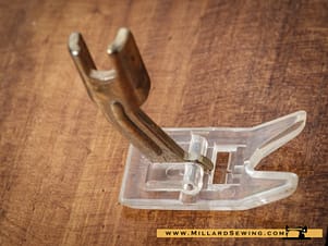 Satin Stitch Foot, Super High Shank (Plastic) for Kenmore Sewing Machine