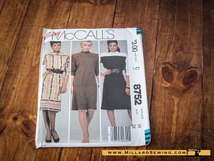 Dress Pattern 8752 by Easy McCall's