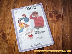 Simplicity 9302 Vintage Pattern Child Boys Shirt