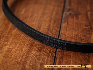 Belt 13 3/4" V Belt in Black for Early Singer Model Sewing Machine Motors