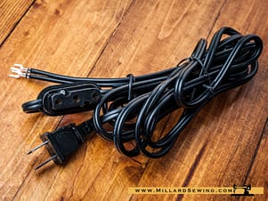 Lead Cord (Double) 3 Pin for Pfaff/Necchi Sewing Machines