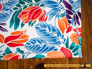 Fabric 54" Wide Cotton Floral Print