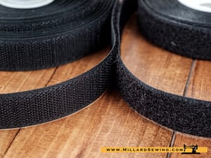 Hook & Loop Sew On Tape by Velcro 3/4" Black