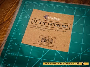 Cutting Mat 12"X18" (Foldable) by EverSewn
