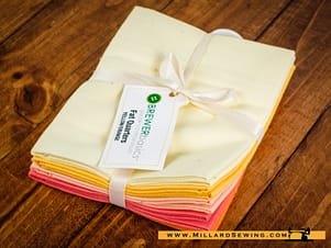 Cotton Fabric, Fat Quarter Bundle, Warm Colors by Brewer