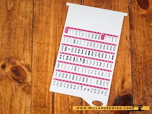 Pattern Plate for EverSewn Sparrow 25