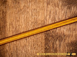 Wire Braided (Flat) 18 Gauge In Gold Sold By The Foot