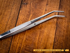 Tweezers 6", Deluxe Bent