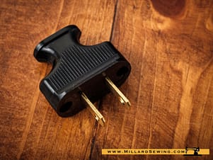 Electrical Plug, Bakelite Plastic 110/120v Type