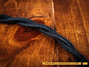 Wire Braided (Twisted) 18 Gauge In Black Sold By The Foot