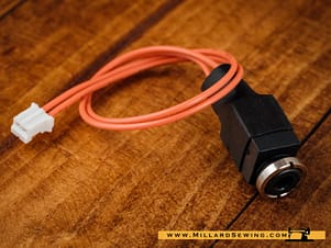Foot Controller Receptacle for EverSewn Sparrow 30 & Sparrow 30S