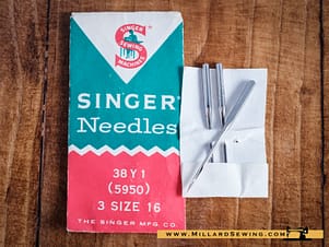 Needles 38Y1, CC1221, 40F1 Size 16 By Singer (3 Pack)