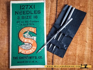 Needles 127X1, Size 18 By Singer (3 Pack)