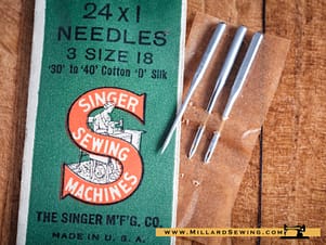 Needles 24X1, Size 18 By Singer (3 Pack)