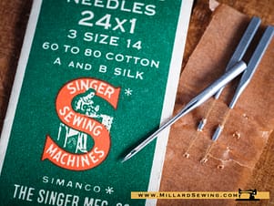 Needles 24X1, Size 14 By Singer (Green 3 Pack)
