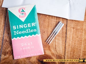 Needles 24X1, Size 14 By Singer (Green & Pink 3 Pack)
