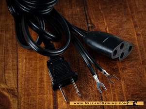 Lead Cord Double 4 Pin for Necchi Sewing Machines