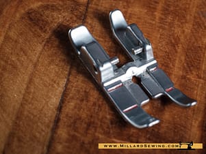 Quilting foot (1/4" & 1/8") for Pfaff with IDT