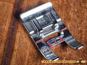 Satin Stitch "B" foot by Husqvarna Viking