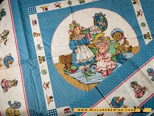 Dolls Quilt Square 18"
