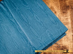 Remnant (Cotton) Navy Blue Fabric (1 yd)