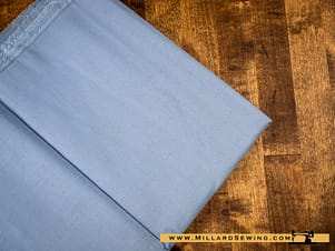 Remnant (Cotton) Light Blue Fabric (1 yd)