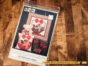 Bear In A Basket Quilt Block