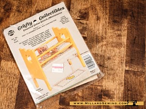 Cross Stitch Miniatures Bed /Crib with Duck pattern