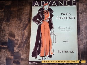 Advance Paris Forecast by Butterick