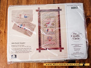 The Creative Circle Pattern 1693 - Family Sampler
