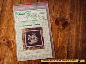 Poinsettia Basket Sewing Pattern, By Cobb's Web