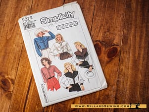 Simplicity 9372 1980's Sewing Pattern Festive Western