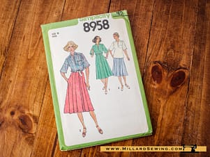 Simplicity 8958 Misses' Top, Skirt & Dress Pattern
