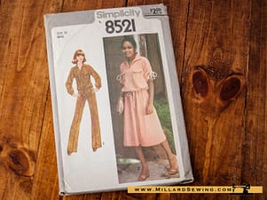 Simplicity 8521 Top, Skirt, Pants