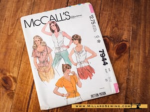 McCall's 7944 Misses' Set of Blouses/Tops