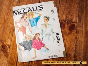 McCall's 6536 Misses' Blouse/Top Pattern
