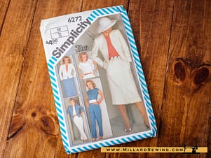 Simplicity 6272 Pant Suit, Blazer, Blouse & Skirt