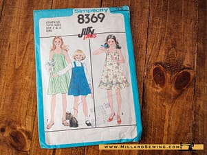Simplicity 8369 Girls Jumper & Dress Pattern